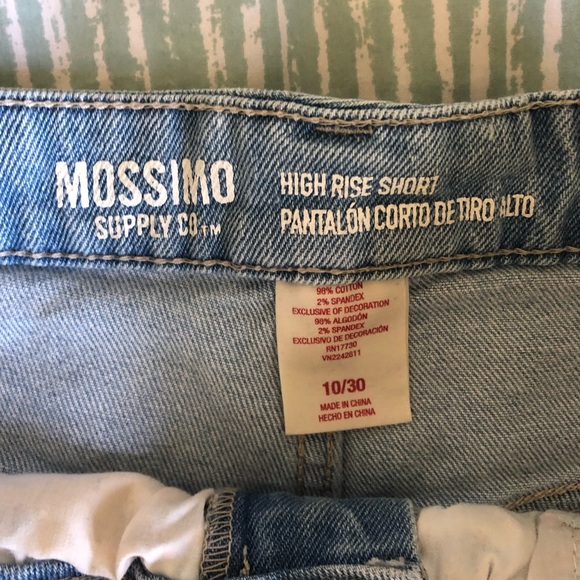 Mossimo embroidered high waist boyfriend shorts - Picture 3 of 3